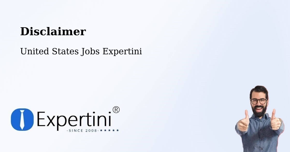 Disclaimer – Wyoming - United States Jobs Expertini